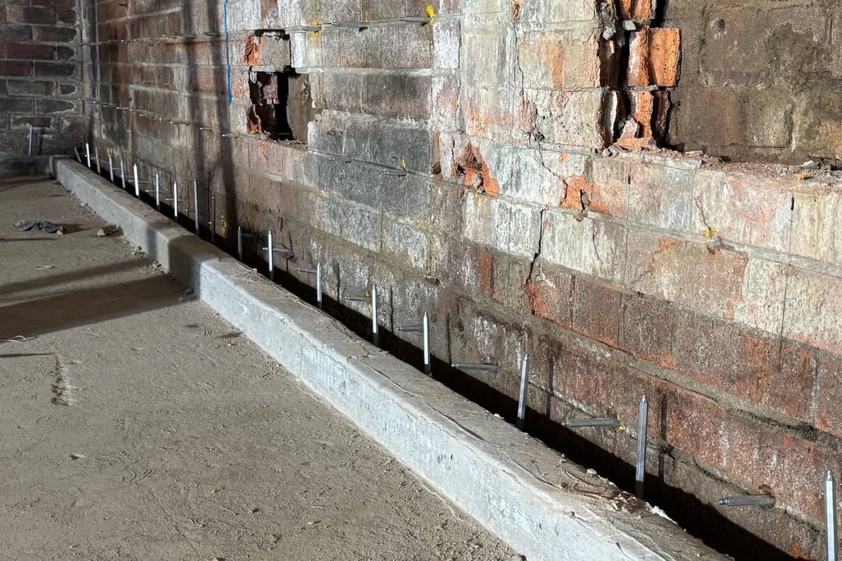 Curtain Wall Injection - Enfield Commercial Building