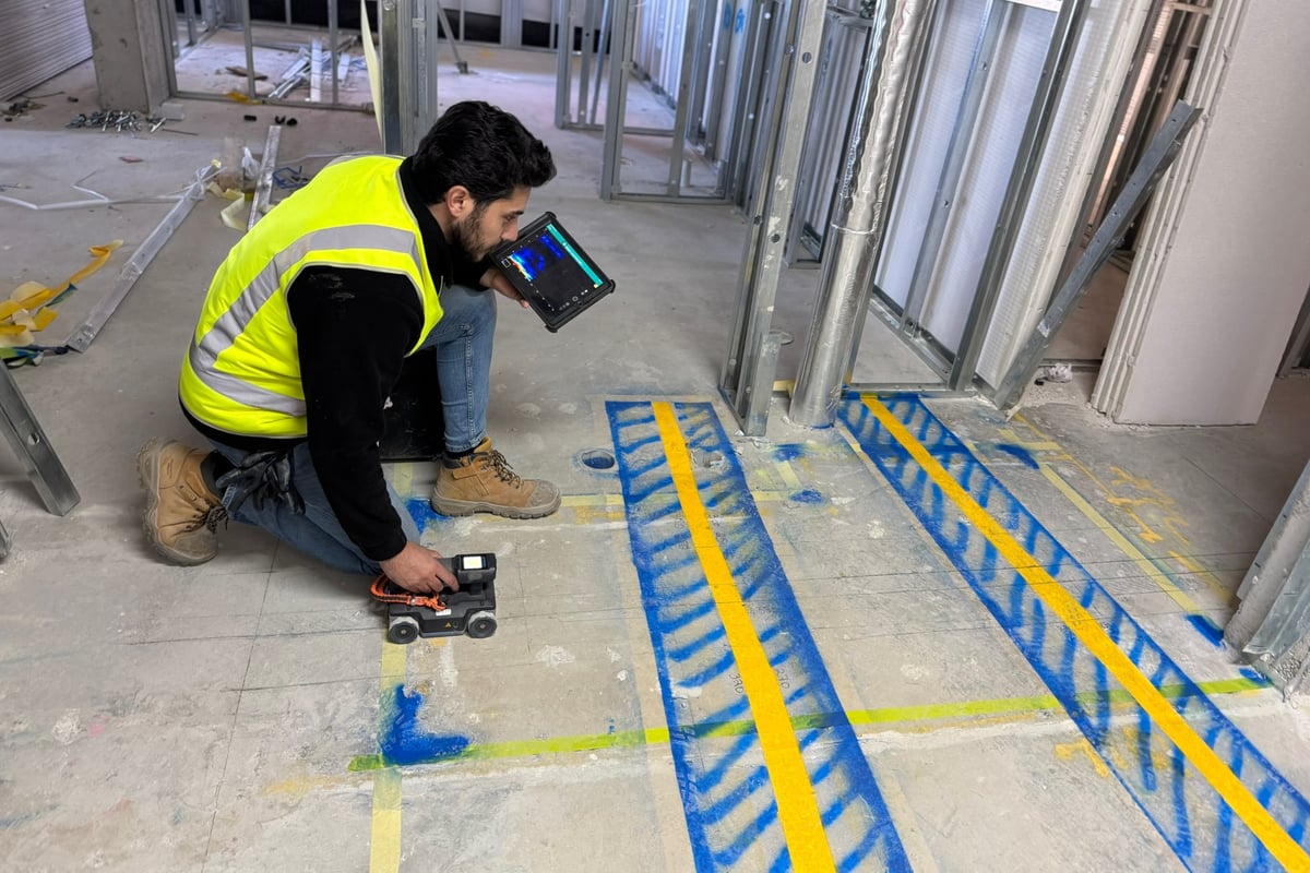 Rouse Hill Slab Scanning - Post-Tension Truncation